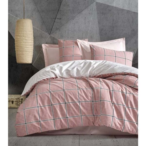 Комплект білизни євро Cotton box Minimal Ronny Pembe 240*260 08-73889 фото